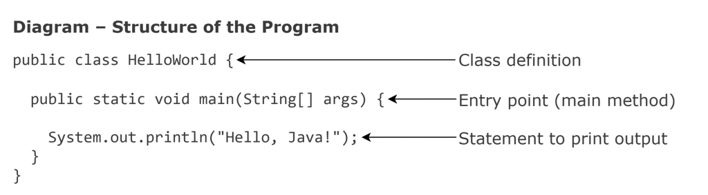 Structure of the Program